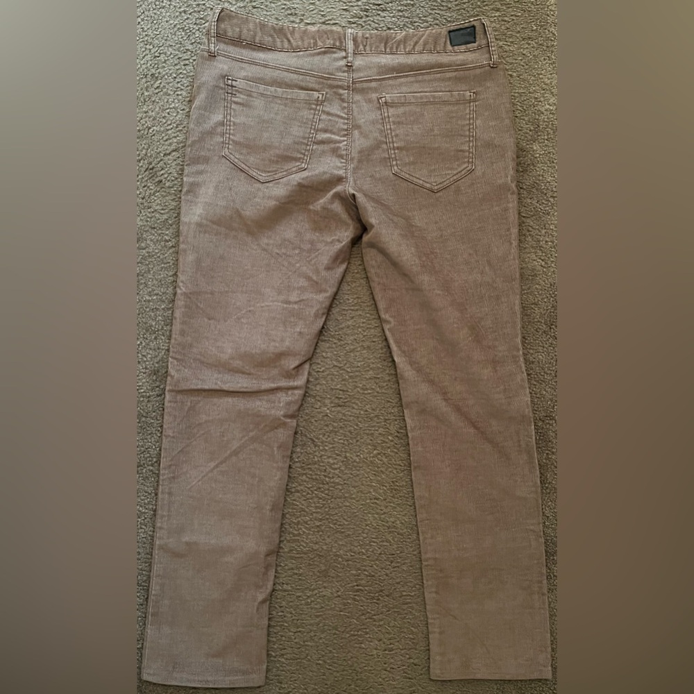 BDG Tan Straight Leg Jeans with Corduroy Texture - Picture 2 of 4